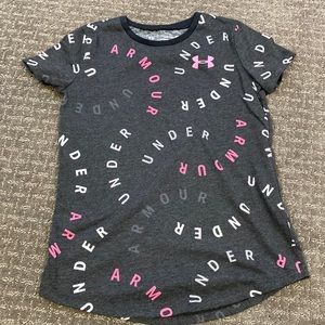 Girls youth medium under Armor tunic top